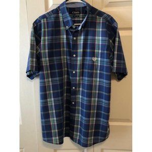 Men's Chaps Easy Care Plaid Shirt XL